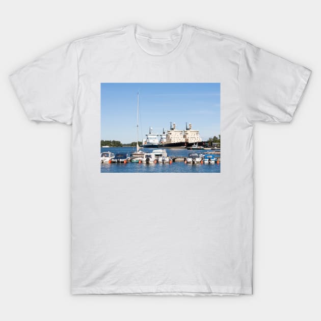 Boats and Icebreakers T-Shirt by ansaharju